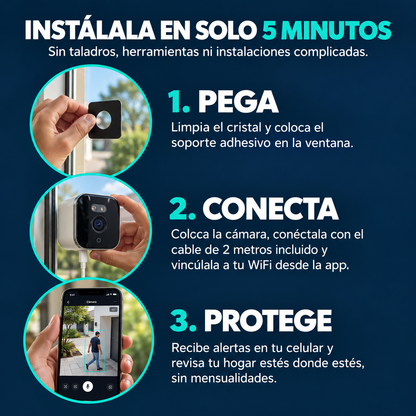 Cámara de Seguridad Protege tu Hogar Y Familia